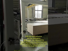 Adesivo Hot Melt PUR per Laminazione Piana del Legno